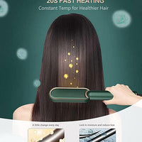 Professional Hair Straightener Tourmaline Ceramic Hair Curler Brush Hair Comb